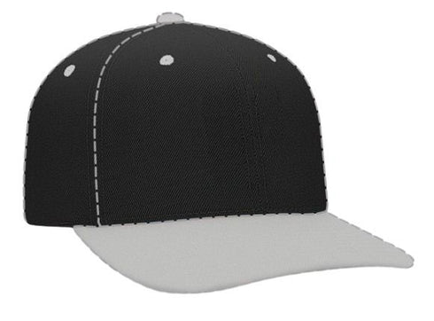 Pacific Headwear Custom USA Pro-Wool Flexfit® Cap (901F), Color 'Black'